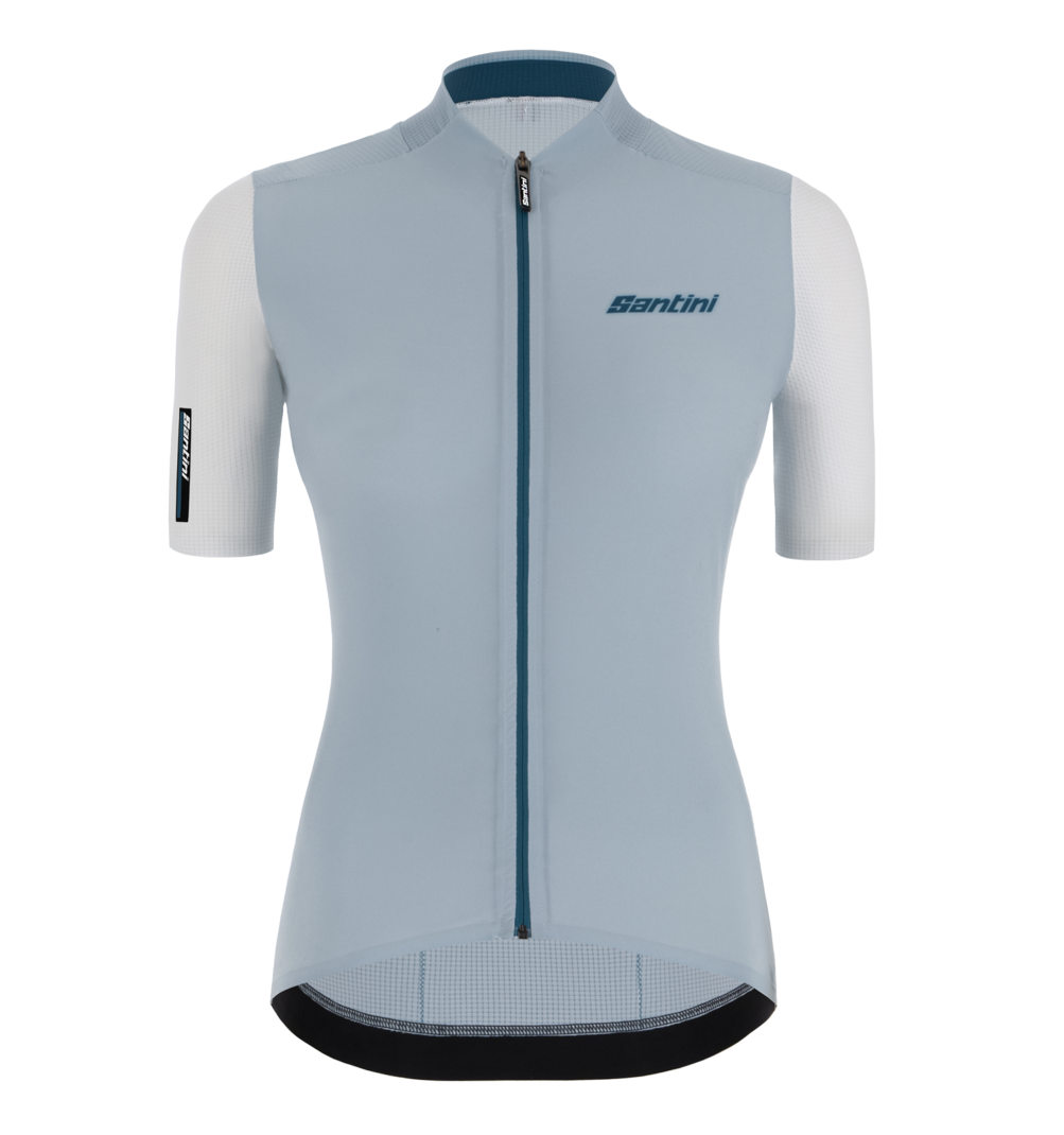 Tricou ciclism dama Santini Redux Stamina-Bleu-L