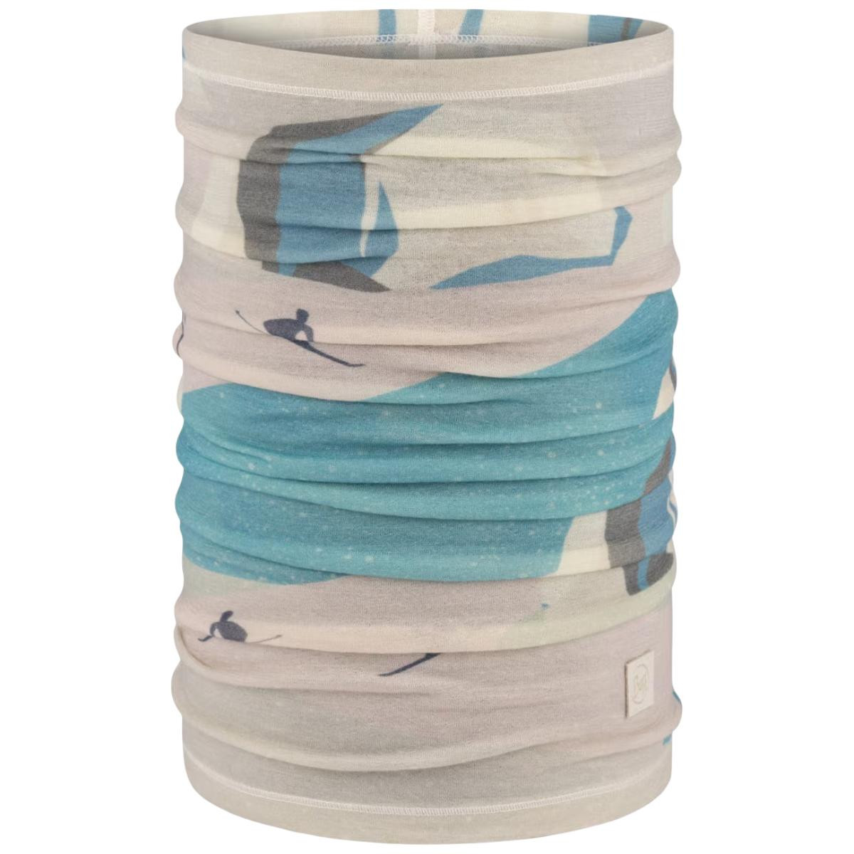 Bandana tubulara multifunctionala Buff Merino Lightweight Prints Ekan Grey