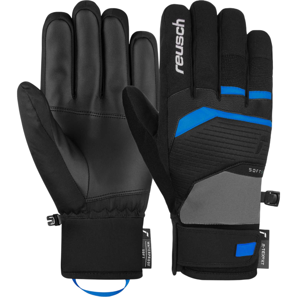 Manusi schi barbati Reusch Venom R-TEX XT-Negru/Albastru-7
