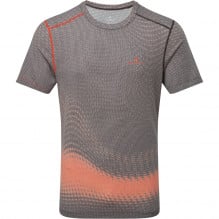 Tricou alergare barbati Ronhill Tech Golden Hour SS 2026-Gri/Portocaliu-S