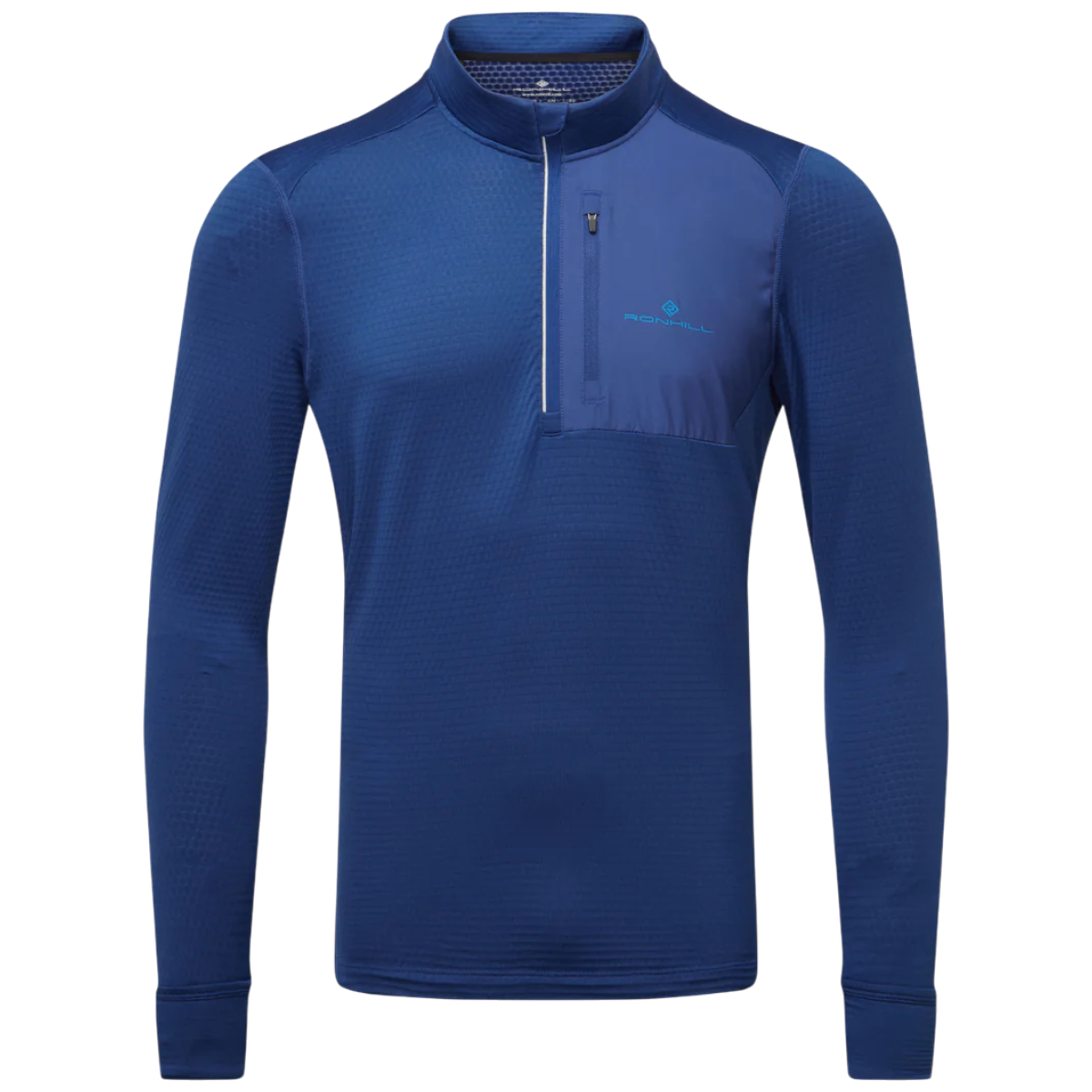 Jacheta alergare barbati Ronhill Tech Winter 1/2 Zip FW 2025-Albastru-S