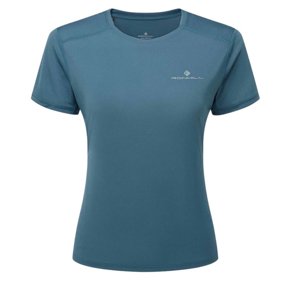 Tricou alergare dama Ronhill Tech S/S Tee SS 2025-Albastru-38