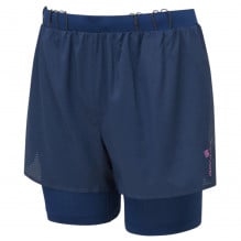 Sort alergare dama Ronhill Tech Race Twin Short SS 2025-Albastru-36