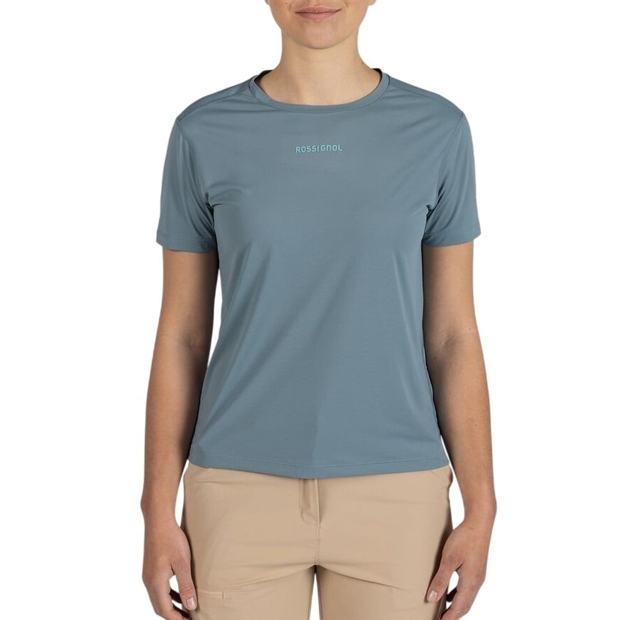 Tricou alergare dama Rossignol Sidelhorn SS 2025-Albastru-M