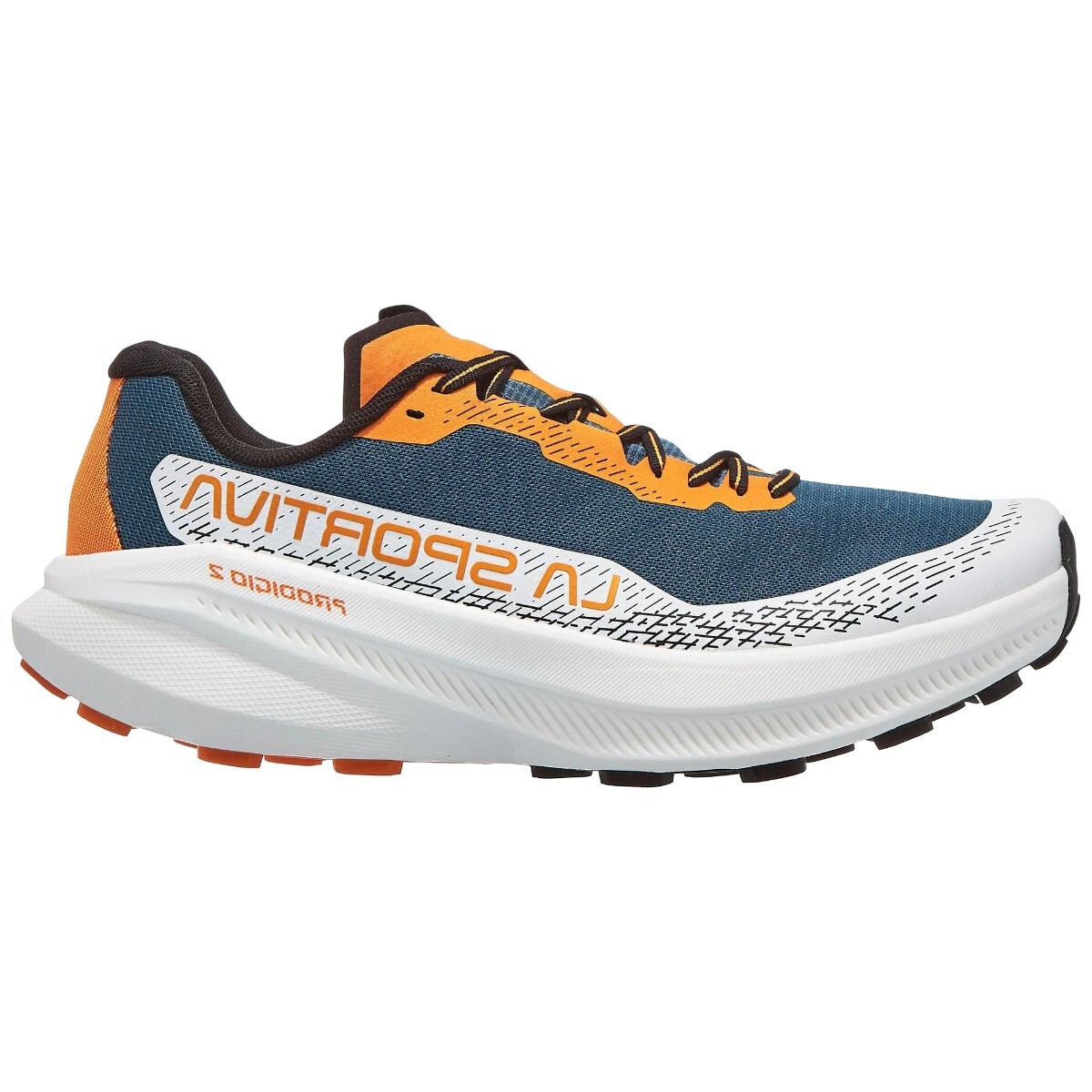 Pantofi alergare trail barbati La Sportiva Prodigio 2-Alb/Albastru-42