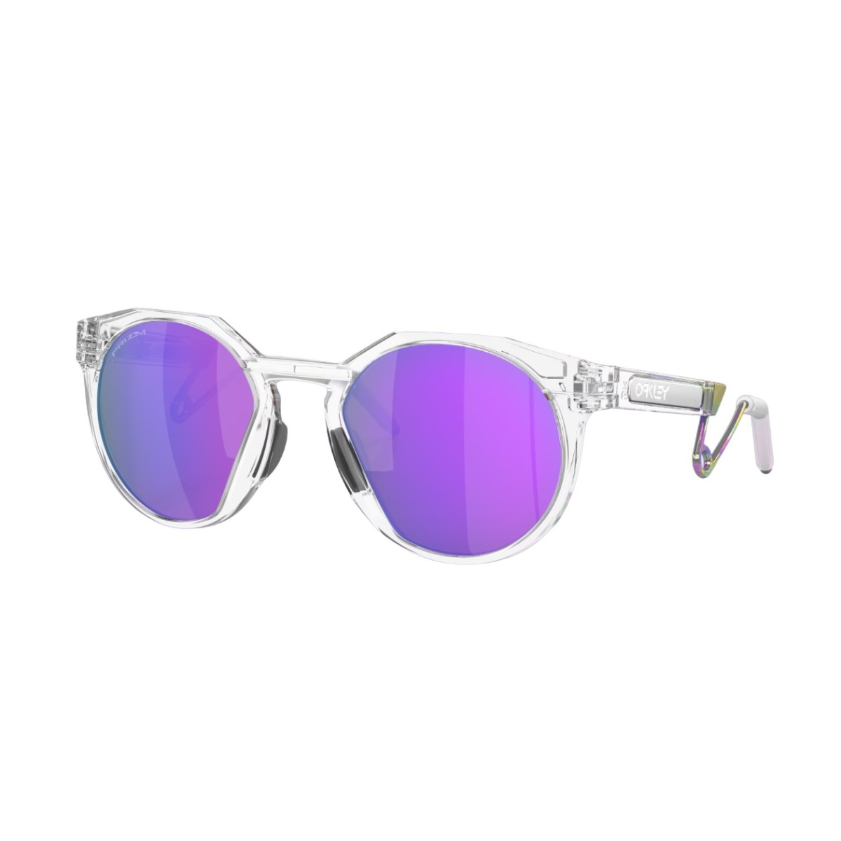 Ochelari de soare Oakley HSTN Metal Matte Clear/Prizm Violet