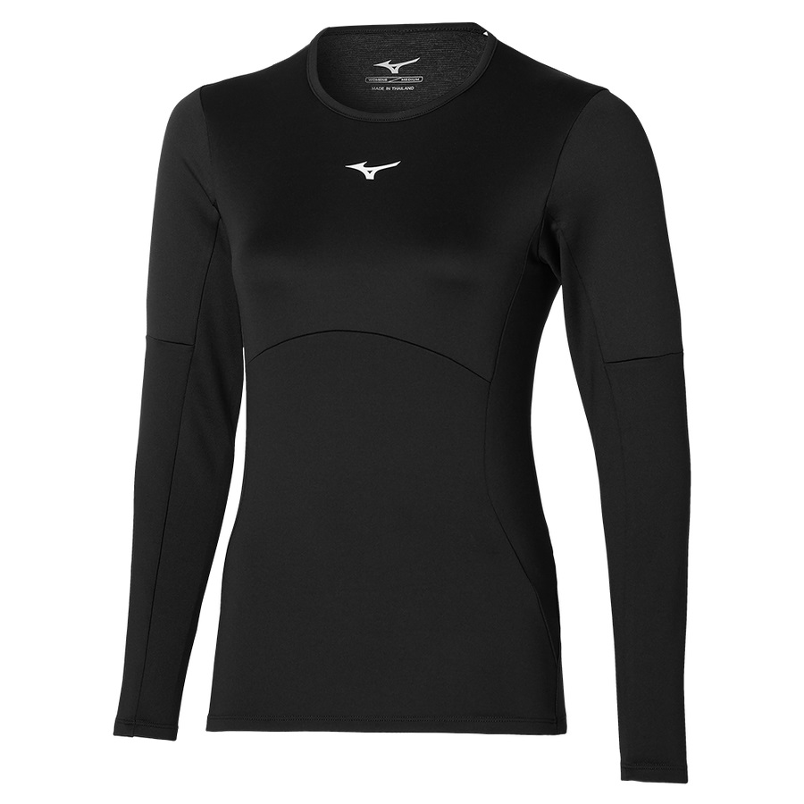 Bluza alergare dama Mizuno Thermal Charge Breath Thermo FW 2024-Negru-L