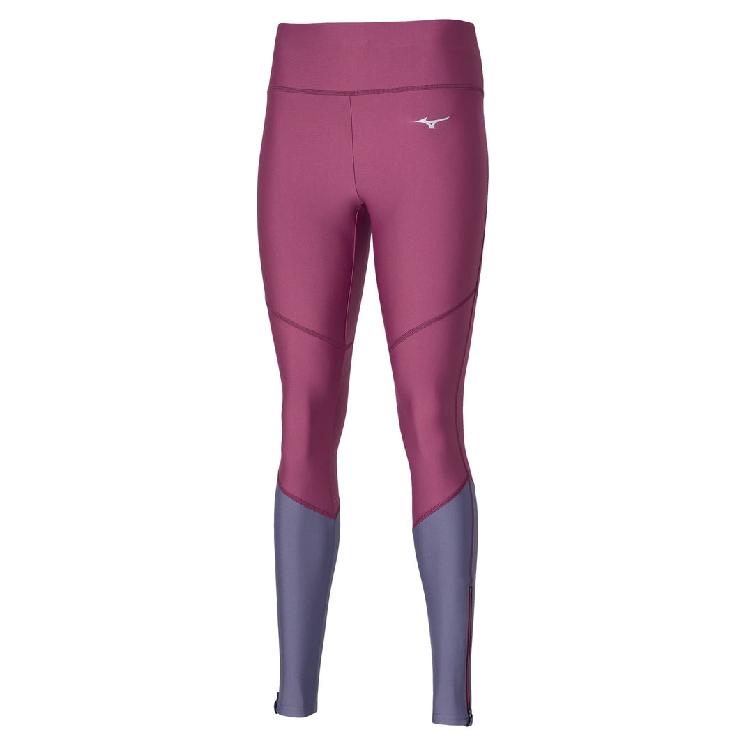 Colanti alergare dama Mizuno Impulse Core SS 2024-Visiniu/Gri-L