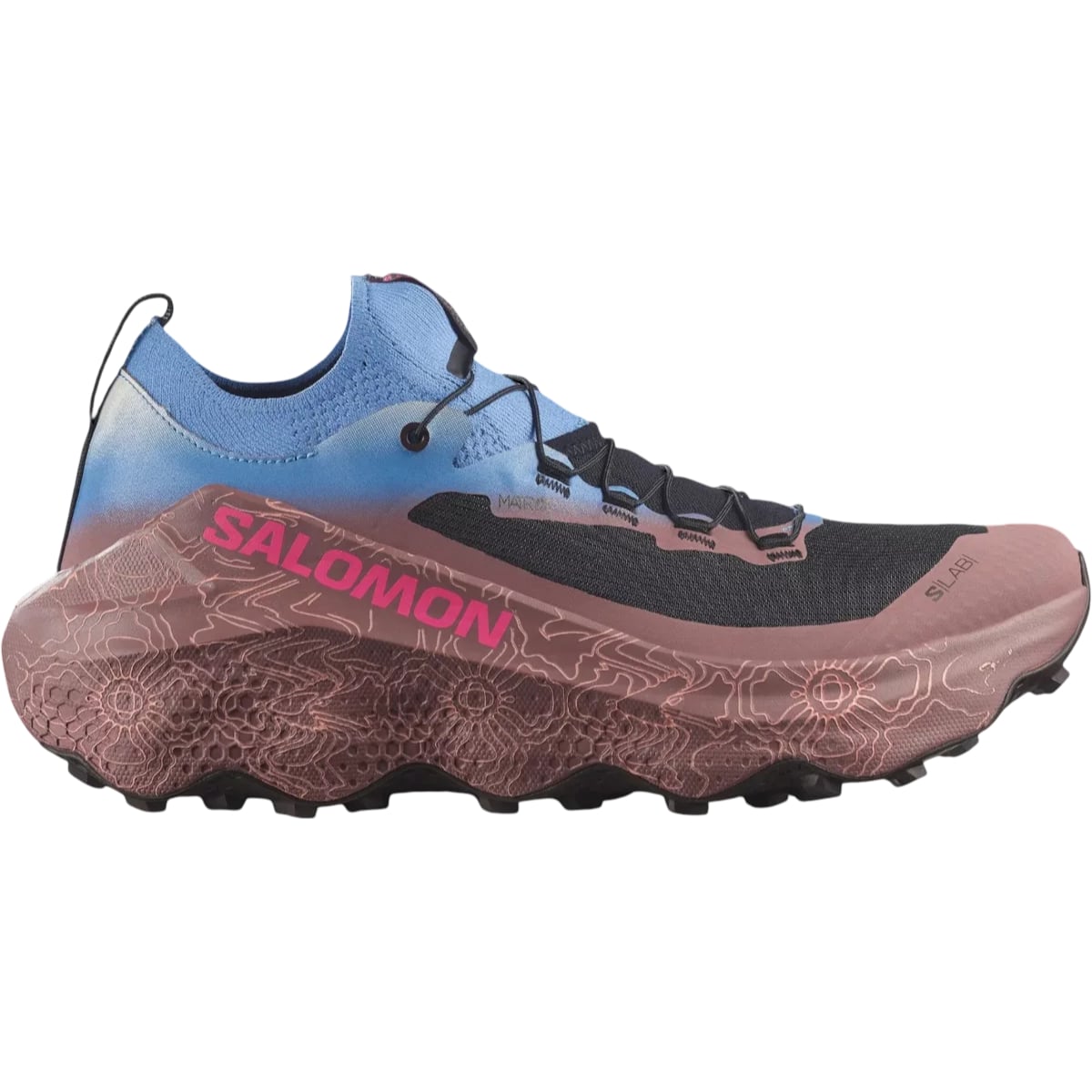 Pantofi alergare trail Salomon S/LAB Ultra Glide 2 FW 2026-Albastru/Maro-37 1/3