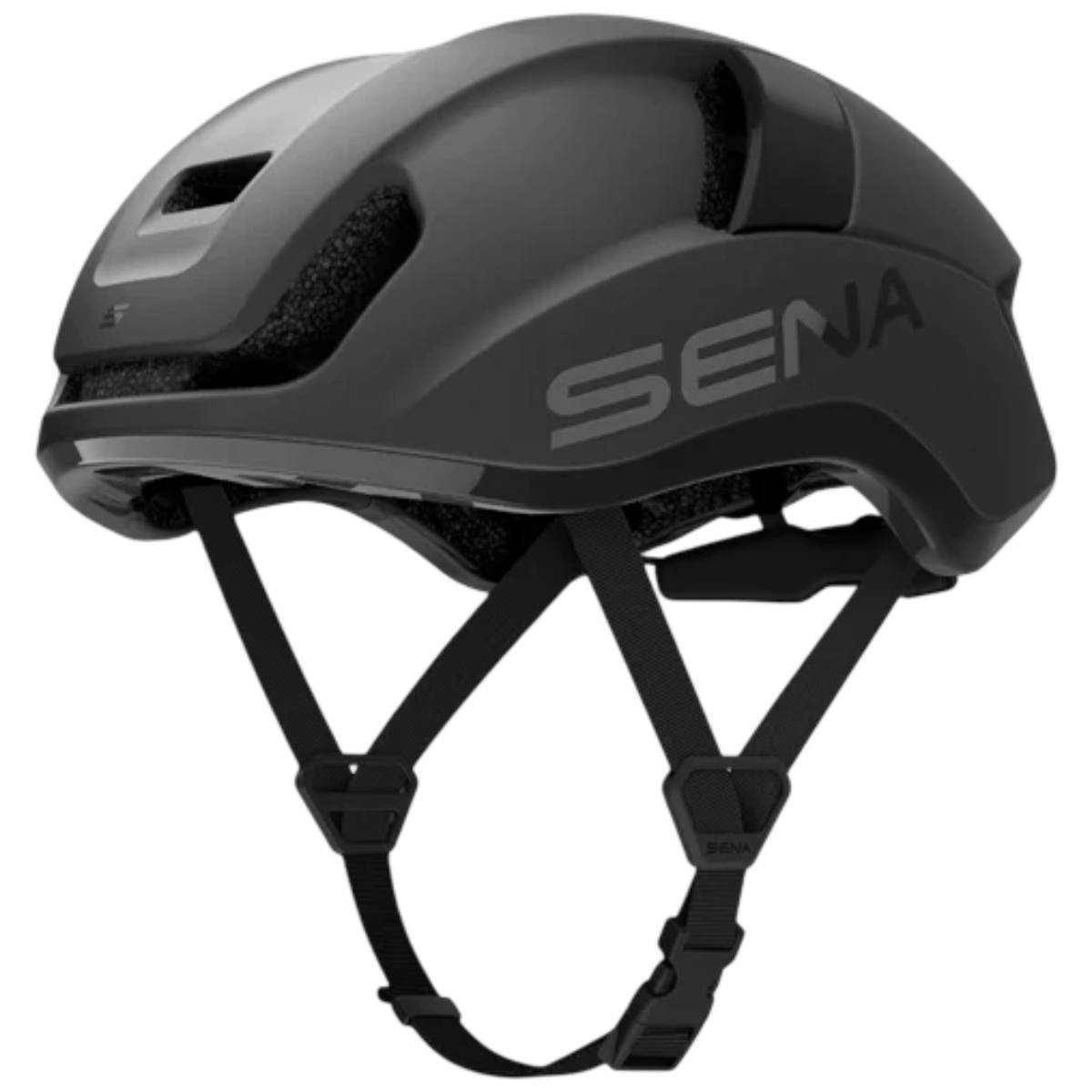 Casca ciclism sosea Sena S1 cu sistem de comunicatie integrat-Negru Mat-L
