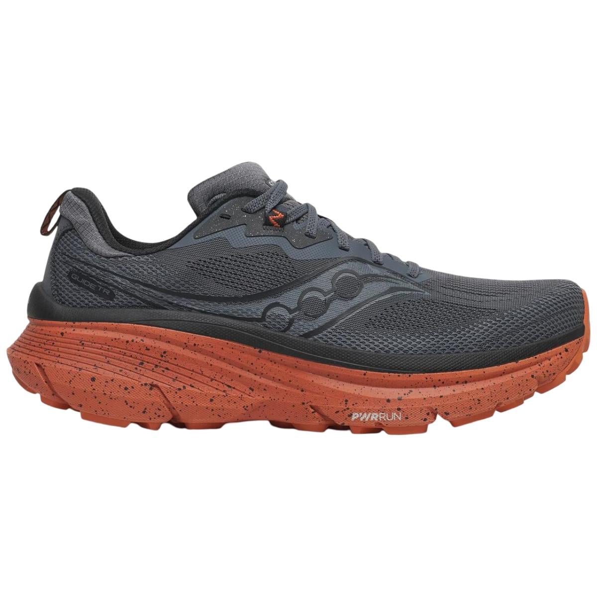 Pantofi alergare trail barbati Saucony Guide TR FW 2026-Antracit/Portocaliu-42