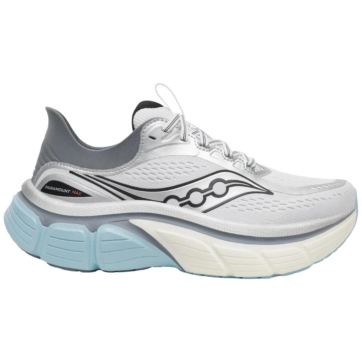 Pantofi alergare dama Saucony Paramount Max FW 2026-Gri/Bleu-37 1/2