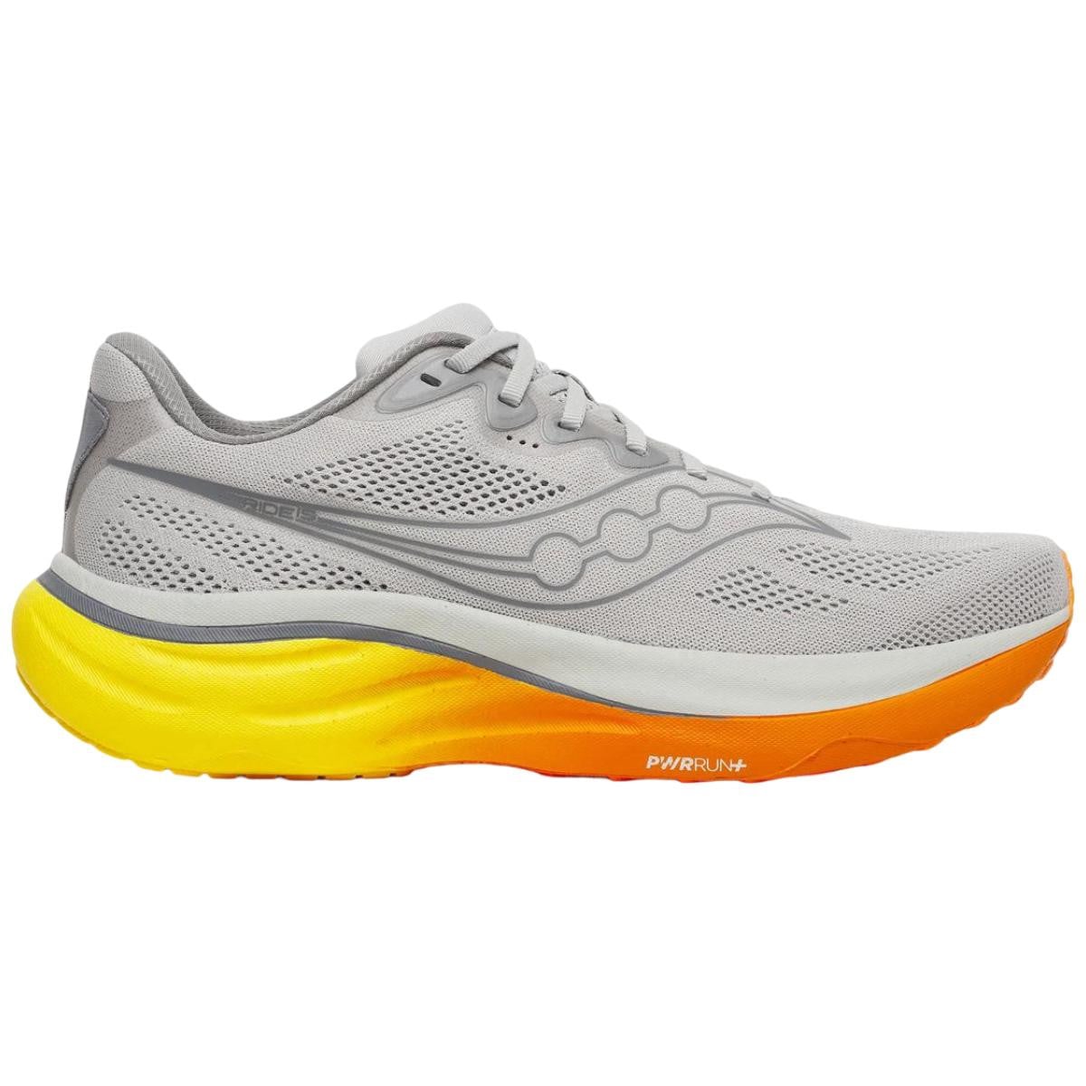 Pantofi alergare barbati Saucony Ride 19 FW 2026-Gri/Portocaliu-41