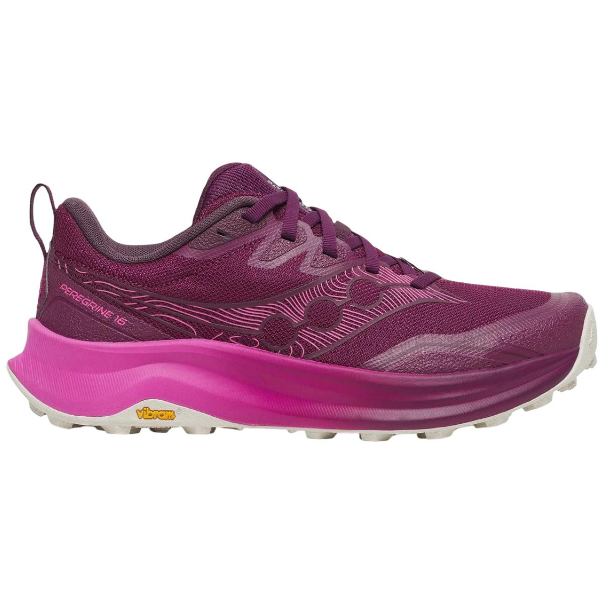 Pantofi alergare trail dama Saucony Peregrine 16 FW 2026-Mov/Roz-37 1/2