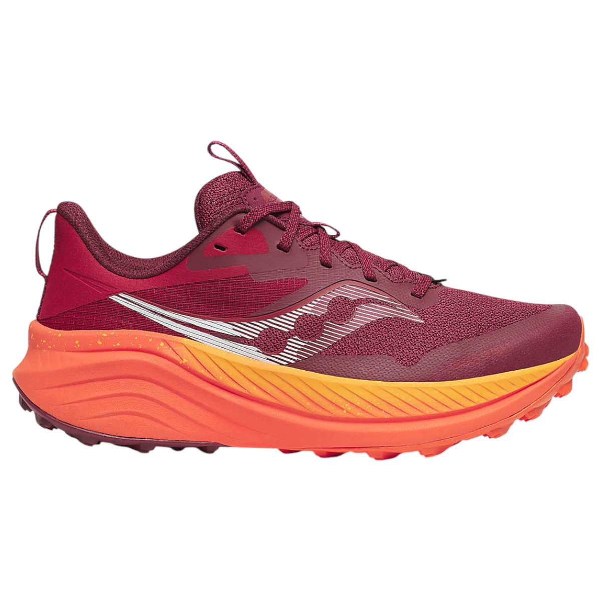 Pantofi alergare trail dama Saucony XODUS ULTRA 3-Rosu/Portocaliu-38 1/2