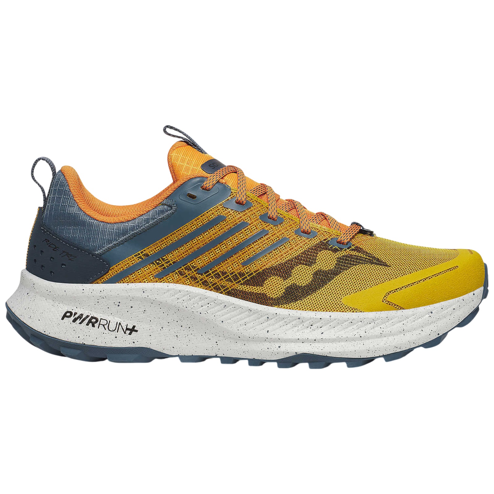 Pantofi alergare trail barbati Saucony Ride TR 2 SS 2025-Portocaliu/Albastru-41