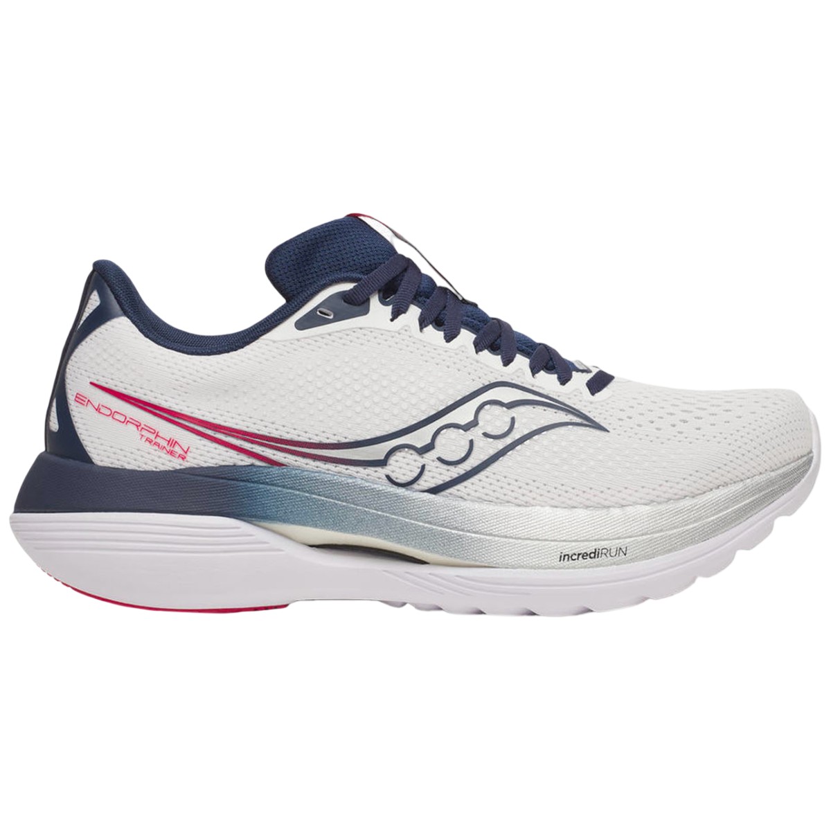 Pantofi alergare barbati Saucony Endorphin Trainer SS 2026-Alb/Bleumarin-41
