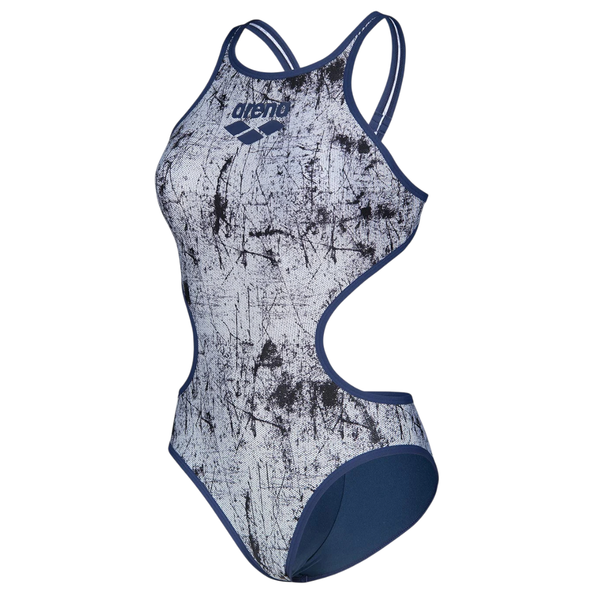 Costum inot dama Arena One Lacquer-Bleumarin/Gri-32