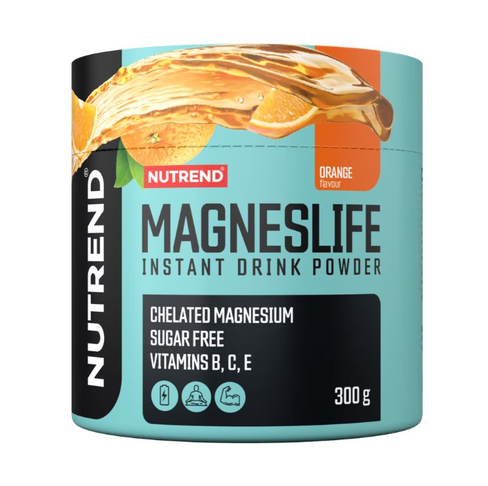 Pudra Nutrend MagnesLife 300 g-Aroma Portocale