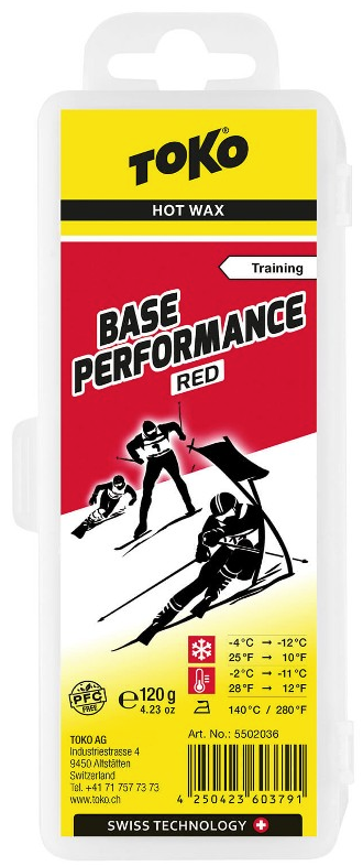 Ceara Toko Base Performance Hot Wax Rosu 120g