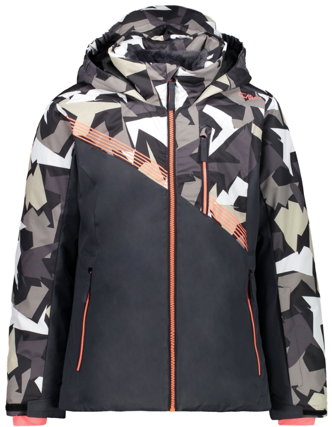 Jacheta schi/snowboard copii CMP Fix Hood 30W0195-Antracit-128