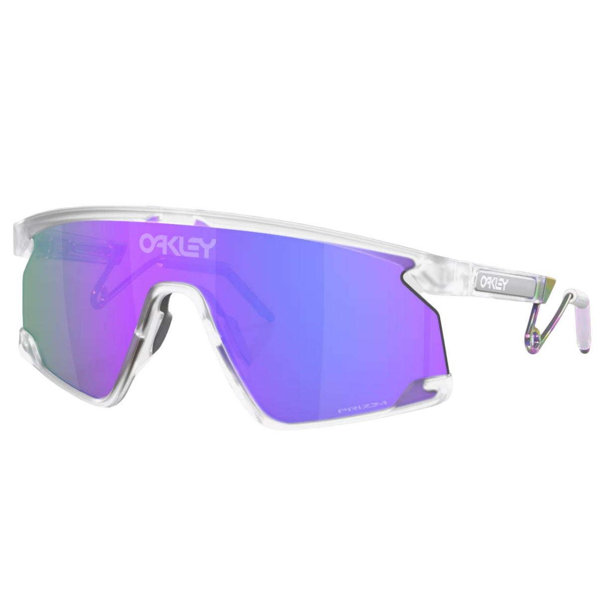 Ochelari de soare Oakley BXTR Metal L Matte Clear/Prizm Violet