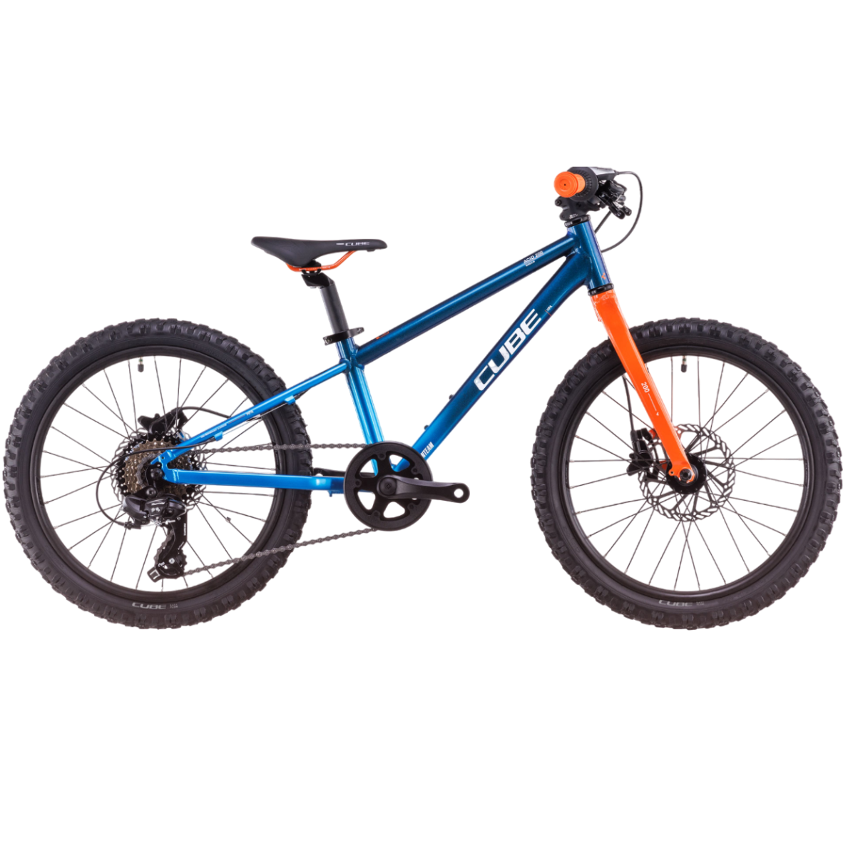 Bicicleta MTB Cube Acid 200 Disc 20" 2026-Albastru