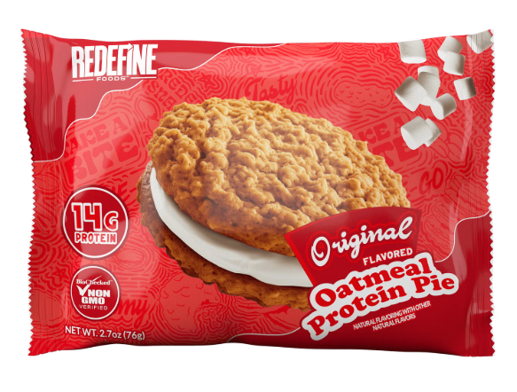 Prajitura cu Ovaz si Proteine Redefine Foods Oatmeal Protein Pie 76 G
