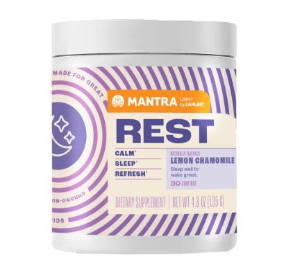Formula pentru Relaxare si Somn Odihnitor Zahler Mantra Rest cu Aroma Naturala de Lamaie si Musetel 135 G