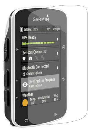Set 2 folii protectie pentru Ciclocomputer GPS Garmin Edge 520