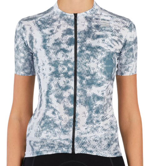 Tricou ciclism dama Sportful Escape Supergiara SS 2021-Alb/Bleu-M