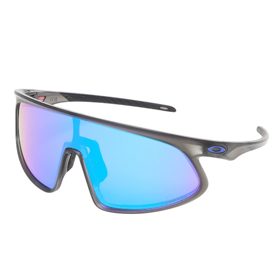 Ochelari de soare Oakley RSLV Matte Grey Smoke / Prizm Sapphire