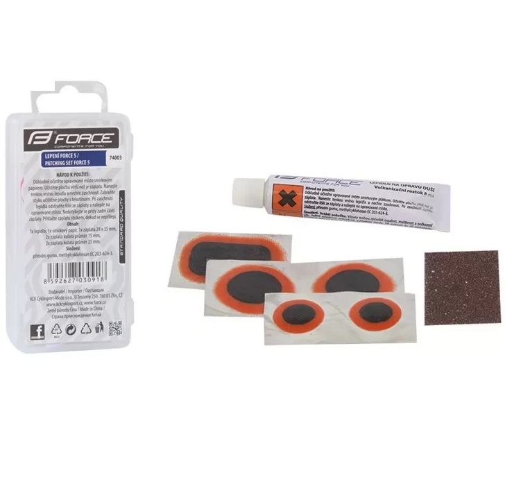 Set reparatie pana Force, 5 petece