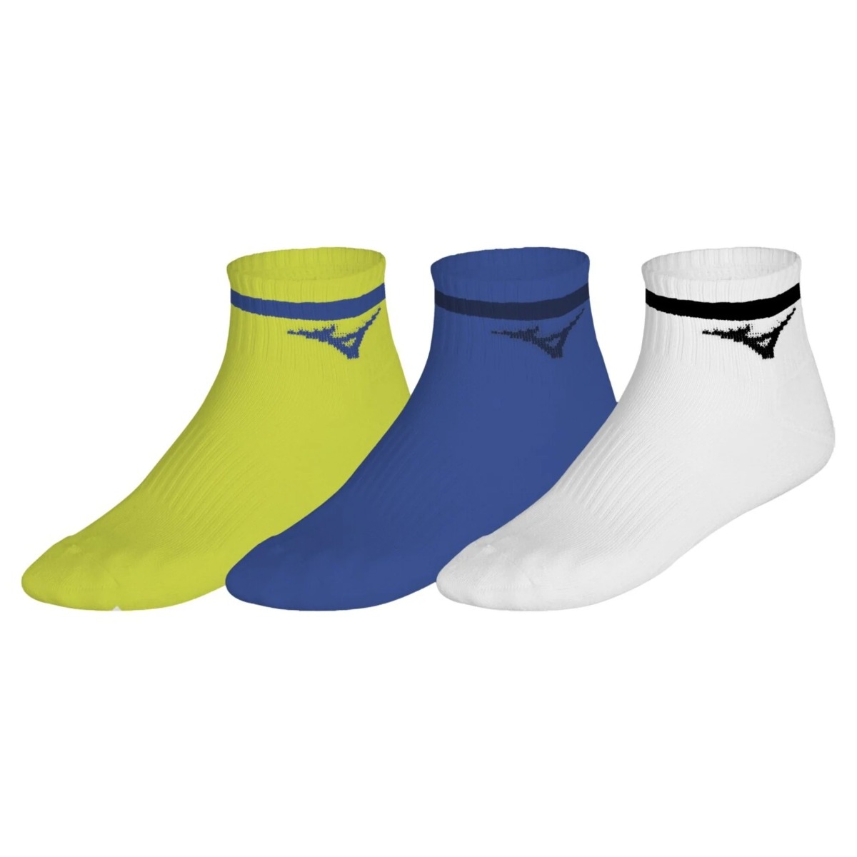 Set 3 perechi sosete alergare Mizuno Training Mid 3P With Line SS 2026