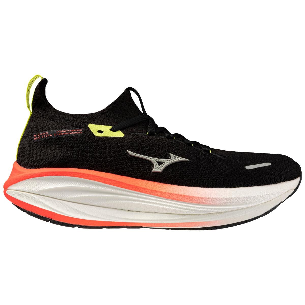 Pantofi alergare Mizuno Neo Vista 3 FW 2026-Negru/Portocaliu-38 1/2