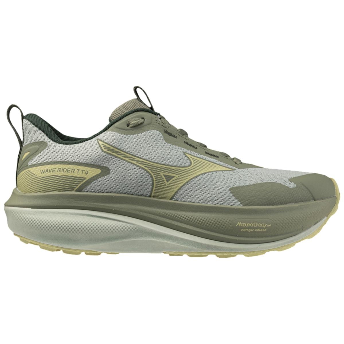 Pantofi alergare trail dama Mizuno Wave Rider TT 4 FW 2026-Kaki/Gri-37