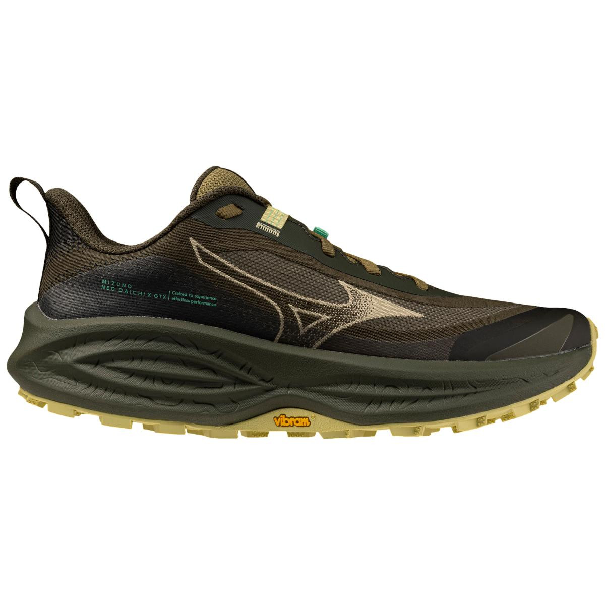 Pantofi alergare trail dama Mizuno Neo Daichi 10 GTX FW 2026-Verde-38 1/2