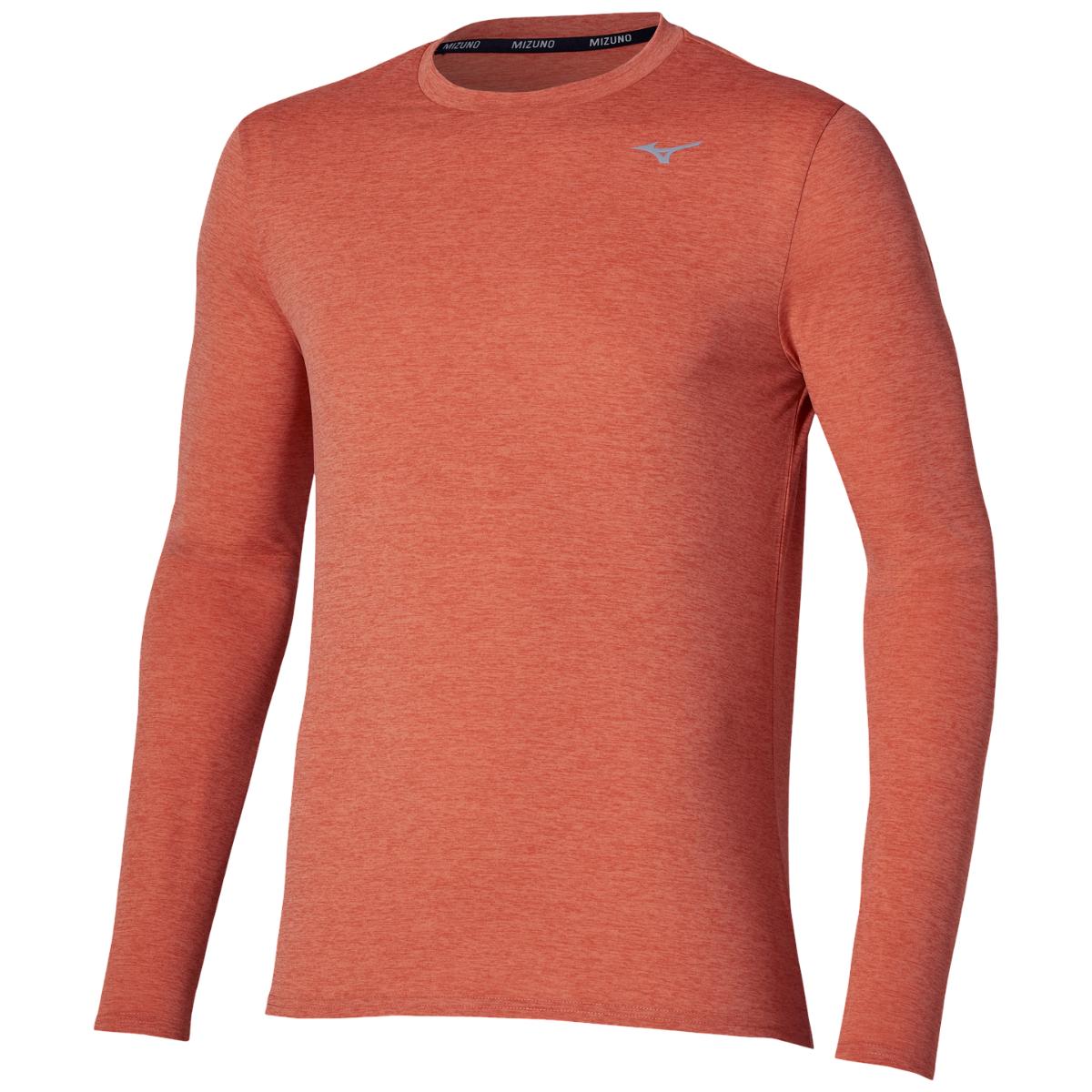 Bluza alergare barbati Mizuno Core Impulse FW 2026-Portocaliu-M