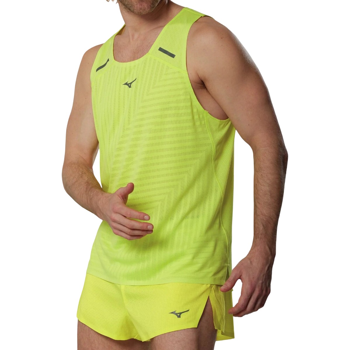 Maiou alergare barbati Mizuno Tech Light Singlet SS 2026