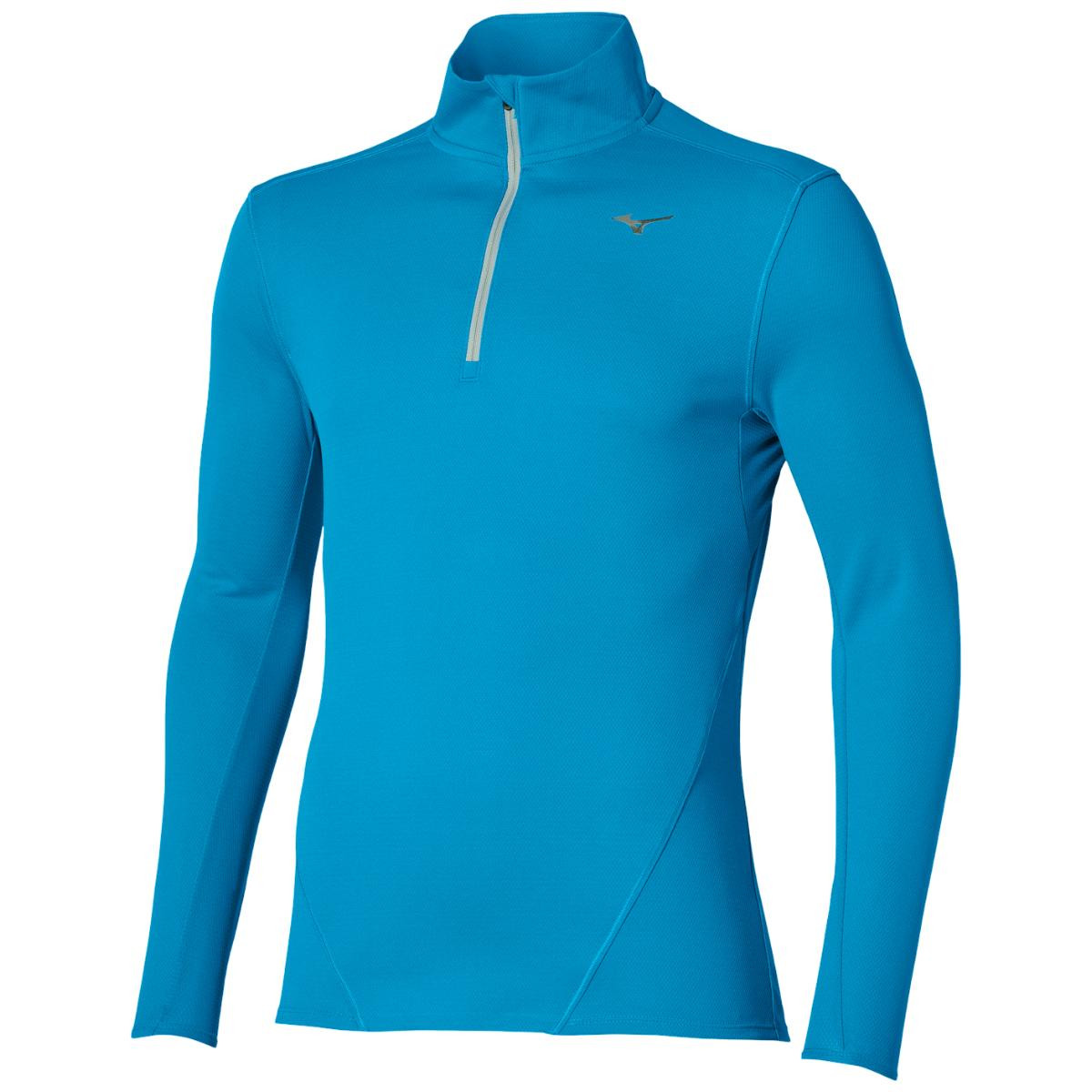 Bluza termica alergare barbati Mizuno Tech Thermal Charge Breath Thermo Half Zip FW 2026-Albastru-M
