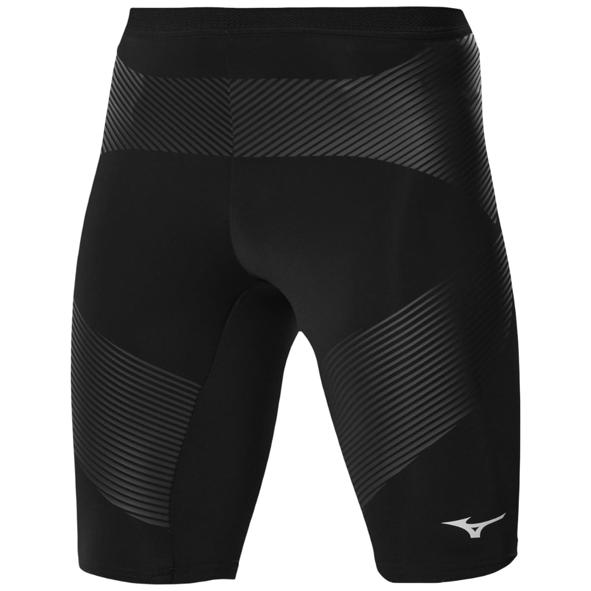 Colanti alergare barbati Mizuno Sonic Half Tights Mild Support SS 2026-Negru-S