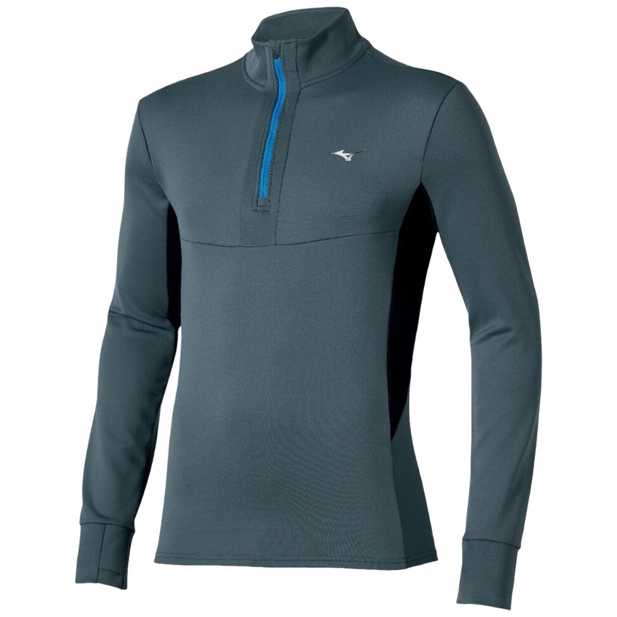 Bluza alergare barbati Mizuno Active Warmalite Half Zip FW 2026-Albastru-M