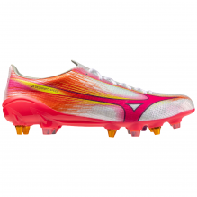 Ghete fotbal Mizuno Alpha III Elite Mix SS 2026-Alb/Rosu-40 1/2