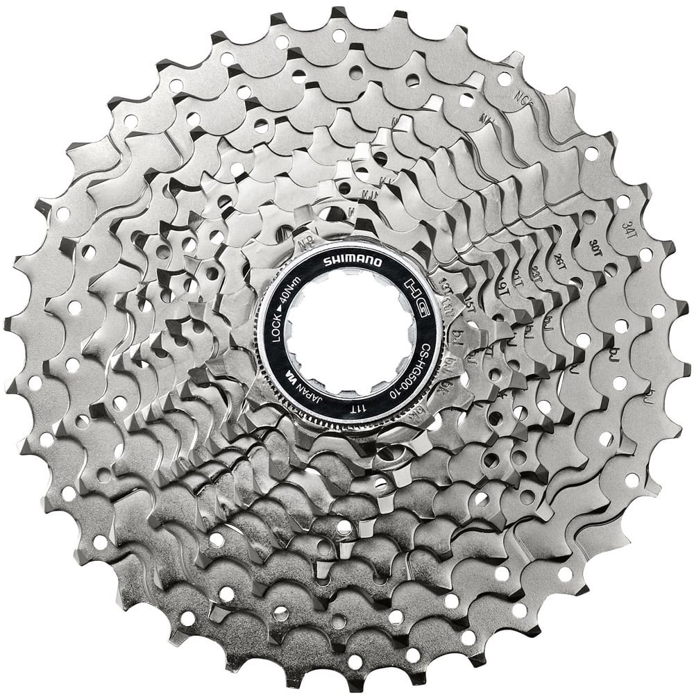 Bloc de pinioane pe caseta Shimano Tiagra CS-HG500-10