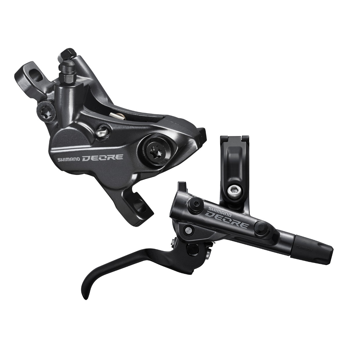Frana hidraulica pe disc Shimano Deore BL-M6100(R), BR-M6120(R) spate, placute metal, J-Kit