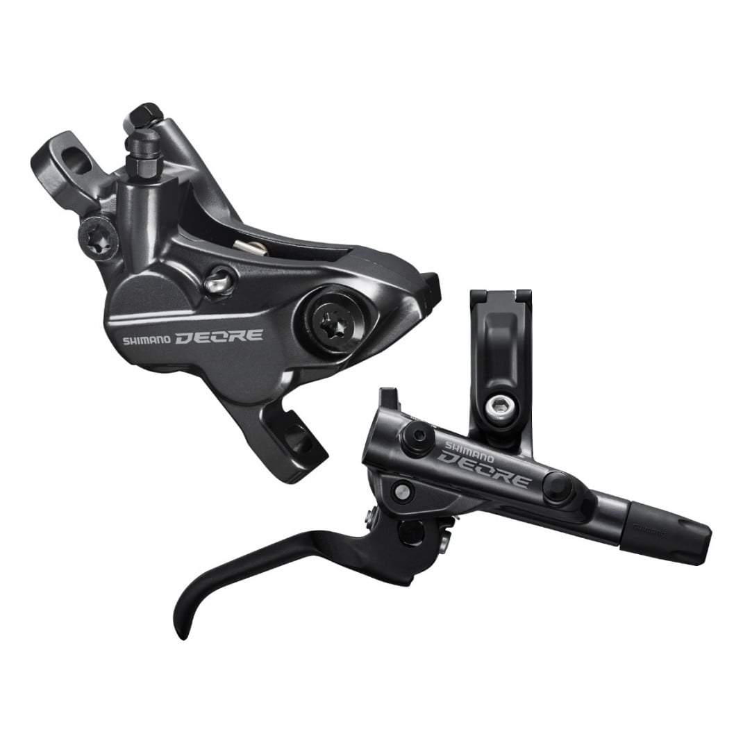 Frana hidraulica pe disc Shimano Deore BL-M6100(R), BR-M6120(R) spate, placute metal, J-Kit