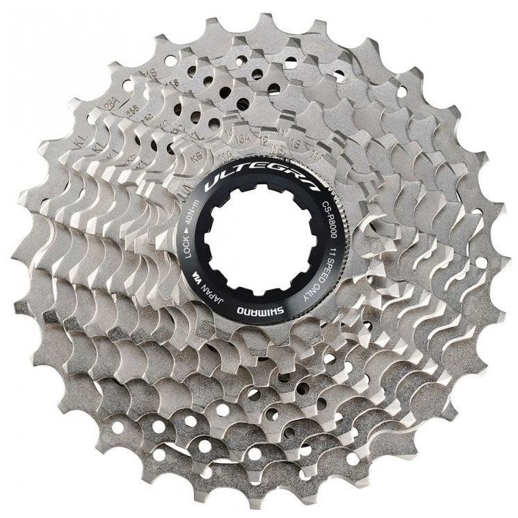 Bloc de pinioane pe caseta Shimano Ultegra CS-R8000, 11 viteze