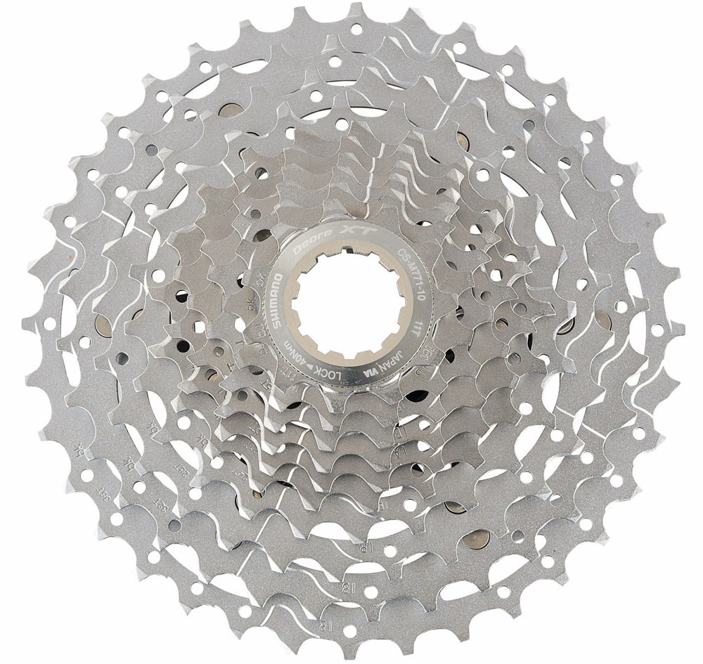 Bloc de pinioane pe caseta Shimano Deore XT CS-M771, 11-36T