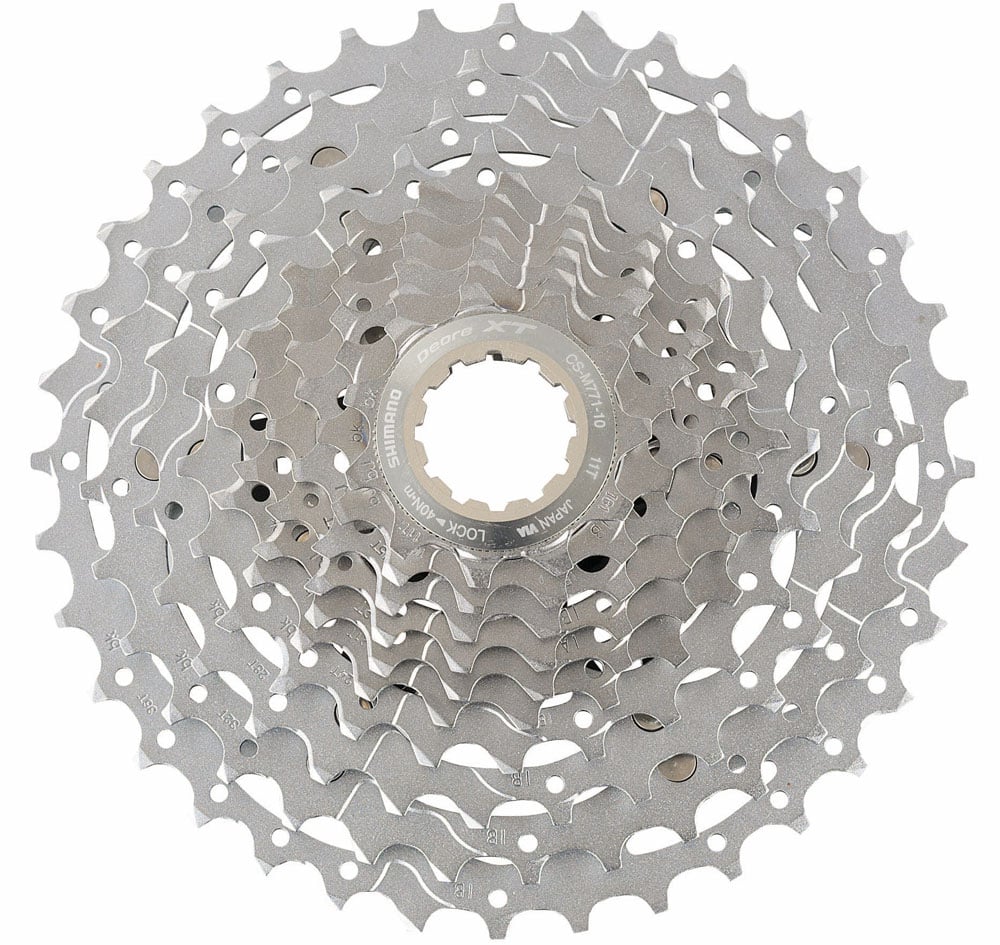Bloc de pinioane pe caseta Shimano Deore XT CS-M771, 11-36T