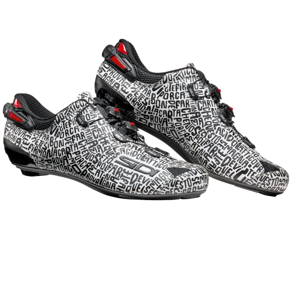 Pantofi ciclism sosea Sidi Shot 2 Dzero-Negru/Alb-40 1/2